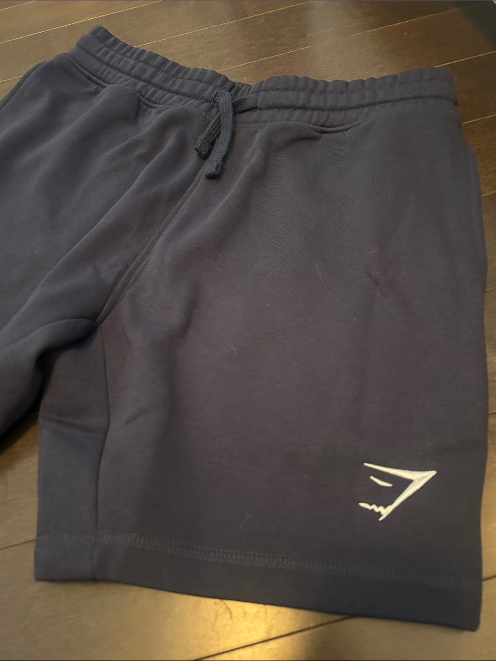 Gymshark Men’s Dark Blue Athletic Drawstring Shorts